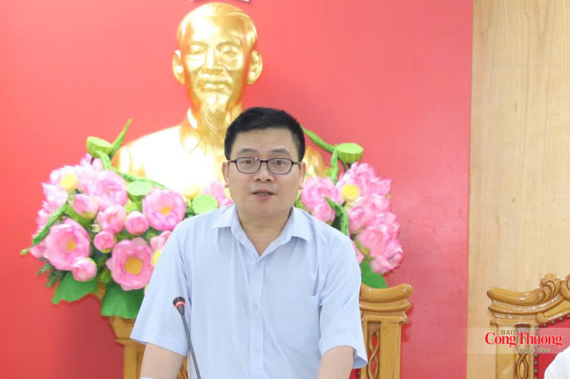 Thứ trưởng Bộ Công Thương Trương Thanh Hoài kết luận buổi làm việc. Ảnh: Phúc Sơn