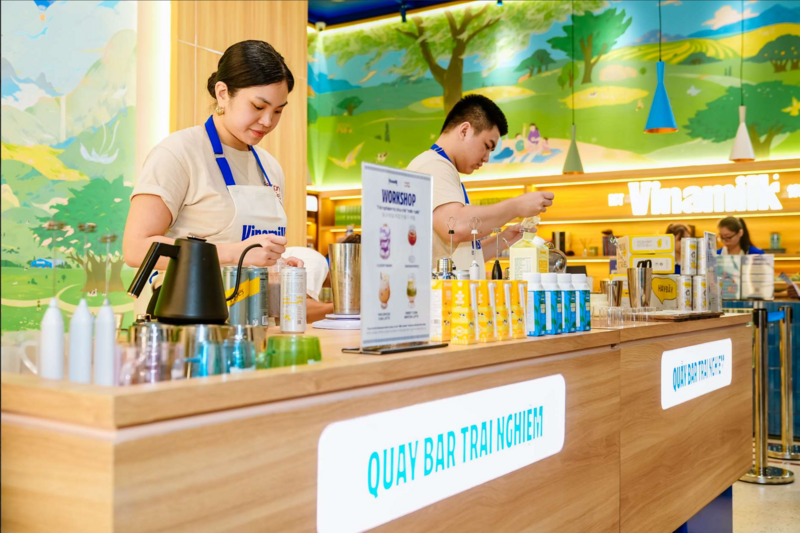 Nhóm sản phẩm phục vụ nhu cầu chếbiến và pha chế chuyên nghiệp mở ra ngáchthị trường đầy tiềm năng cho Vinamilk. Ảnh: Vinamilk