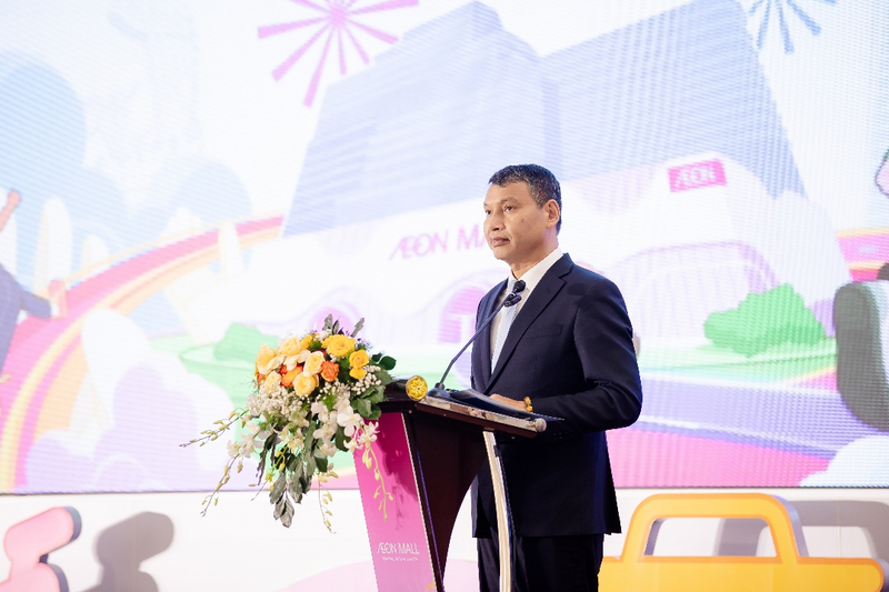 Ông Hồ Kỳ Minh - Ủy viên Ban Thường vụ Thành ủy, Phó Chủ tịch thường trực UBND thành phố Đà Nẵng phát biểu chúc mừng