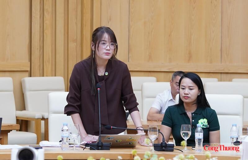 Đại diện Liên minh Năng lượng sạch châu Á phát biểu tại hội nghị - Ảnh: Nguyên Thảo