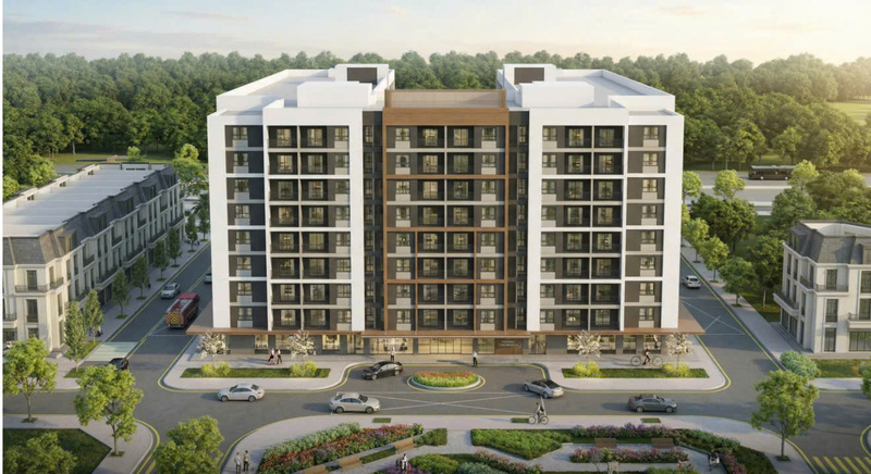 Phối cảnh dự án Nhà ở xã hội Lộc Ninh 1