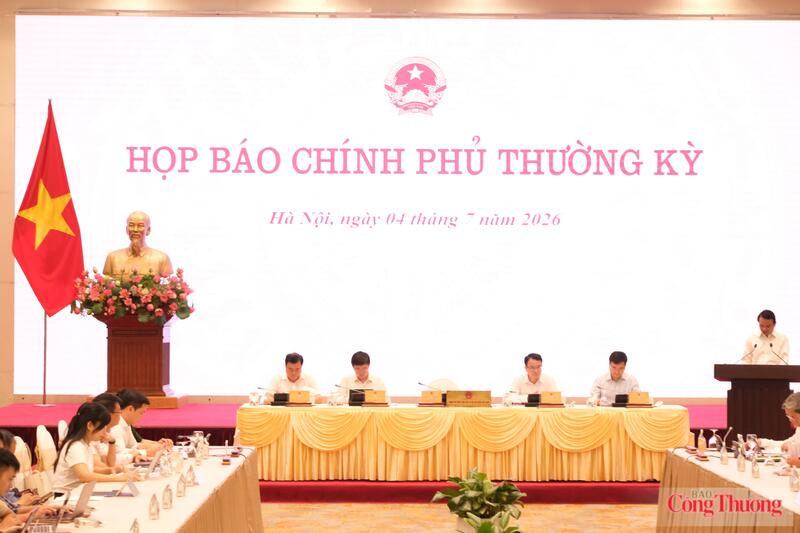 Toàn cảnh buổi họp báo. Ảnh: Lê An