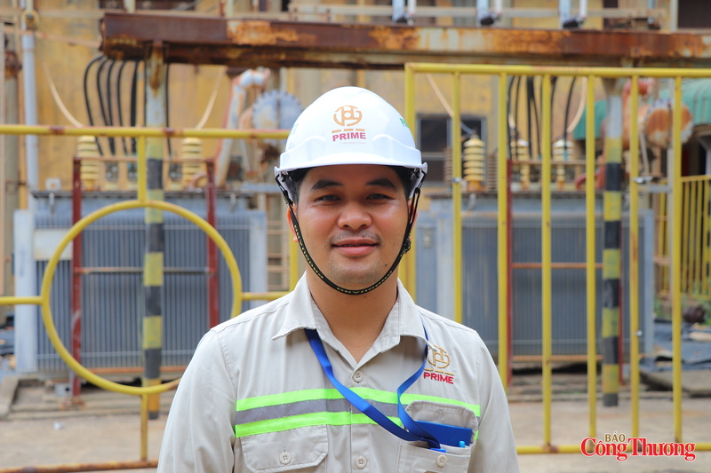 Ông Đào Duy Tùng, chuyên viên kỹ thuật điện, quản lý điện, Công ty Cổ phần Prime Vĩnh Phúc. Ảnh: Thanh Tuấn