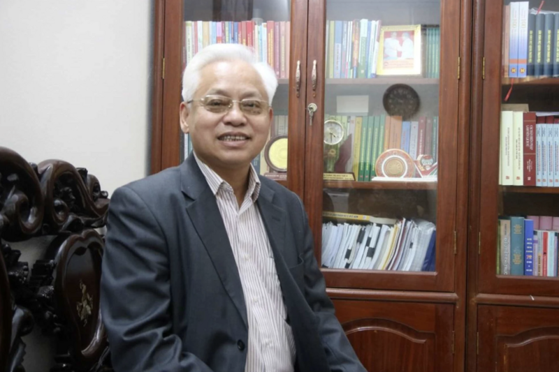 PGS.TS Lê Quốc Lý - nguyên Phó Giám đốc Học viện Chính trị quốc gia Hồ Chí Minh - Ảnh: Thành An.