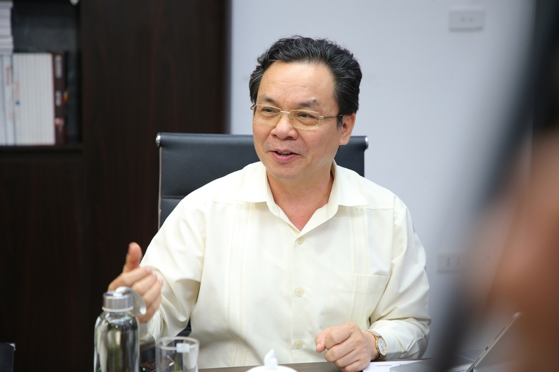 GS.TS Hoàng Văn Cường - Phó Chủ tịch Hội Khoa học Kinh tế Việt Nam - Ảnh: Thảo Bùi