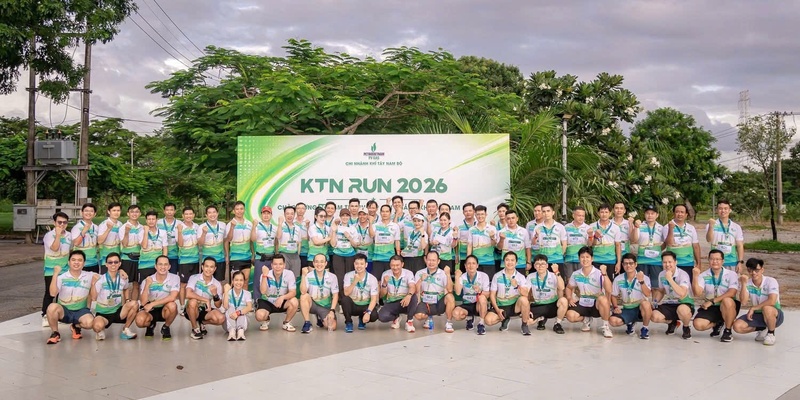 Giải chạy bộ chào mừng 20 năm thành lập Chi nhánh Khí Tây Nam Bộ. Ảnh: Petrovietnam