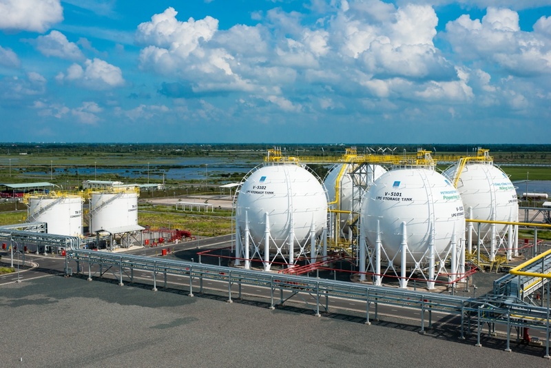 Nhà máy GPP Cà Mau. Ảnh: Petrovietnam