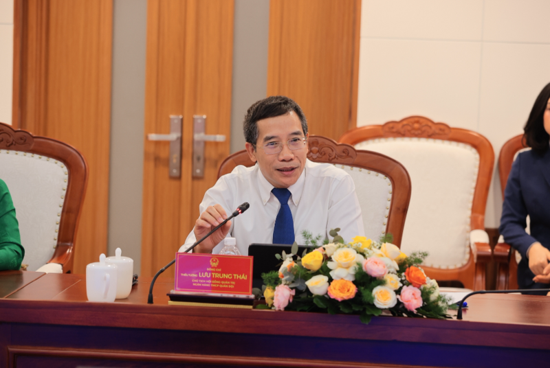 Ông Lưu Trung Thái, Chủ tịch Hội đồng Quản trị MB cam kết MB sẽ là đối tác tin cậy của tỉnh Khánh Hòa. Ảnh DNCC