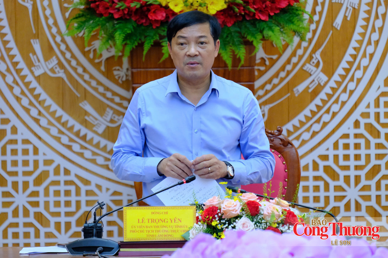 Ông Lê Trọng Yên, Phó Chủ tịch Thường trực UBND tỉnh Lâm Đồng.