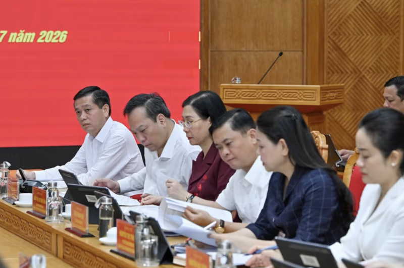 Các đại biểu dự hội nghị Ban Thường vụ - Ảnh: Thủy Nguyễn
