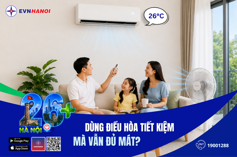 Dùng điều hòa đúng cách để tiết kiệm điện cho gia đình