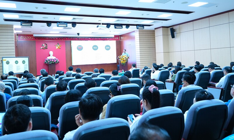 Tọa đàm "Thẩm định giá gắn với quản lý, sử dụng đất đai - Thực trạng và giải pháp". Ảnh: SAV