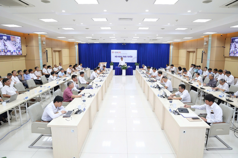 Hội nghị sơ kết công tác sản xuất kinh doanh, đầu tư xây dựng 6 tháng đầu năm 2026 và triển khai nhiệm vụ 6 tháng cuối năm của EVNCPC. Ảnh: Phương Nam