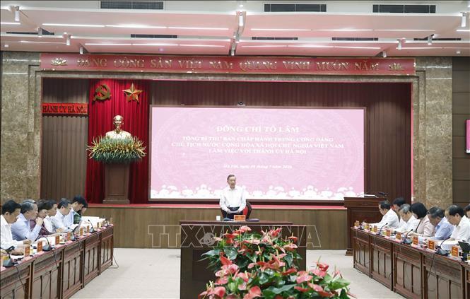 Tổng Bí thư, Chủ tịch nước Tô Lâm phát biểu chỉ đạo. Ảnh: Thống Nhất/TTXVN.
