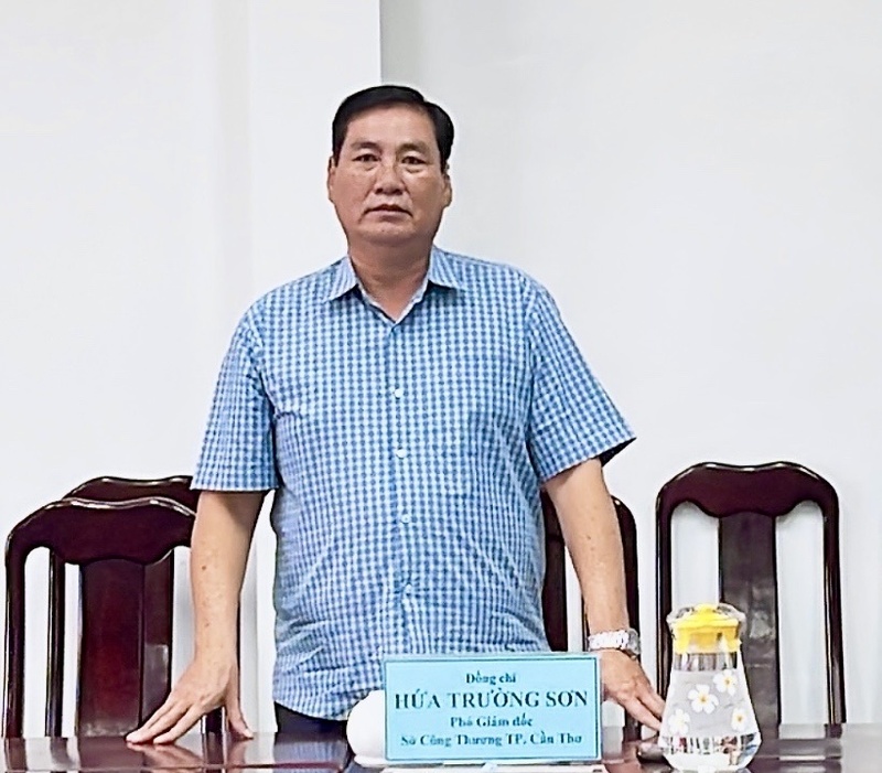 Ông Hứa Trường Sơn - Phó Giám đốc Sở Công Thương TP. Cần Thơ. Ảnh: Nam Hương.