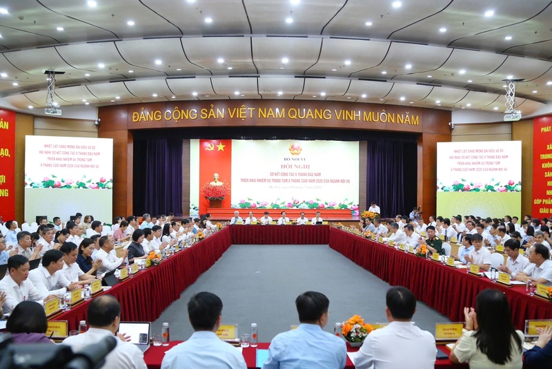 Toàn cảnh hội nghị. Ảnh: Bộ Nội vụ
