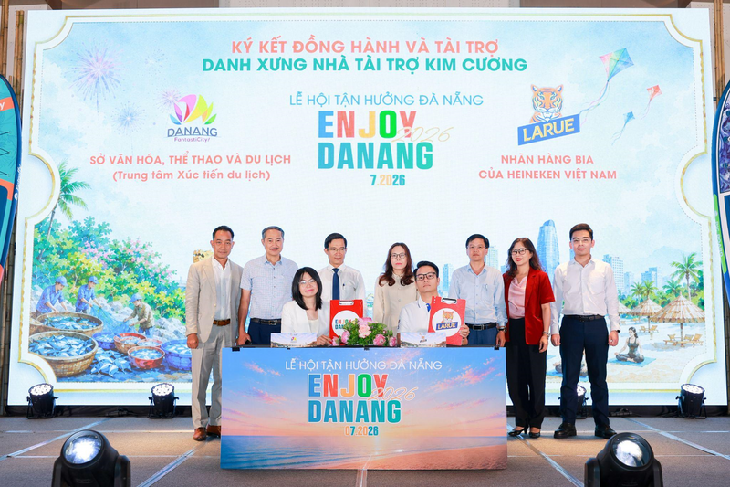HEINEKEN Việt Nam, Bia Larue là nhà đồng hành chiến lược của Lễ hội Tận hưởng Đà Nẵng 2026. Ảnh: HEINEKEN Việt Nam