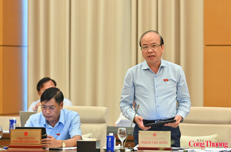 Chùm ảnh: Bộ trưởng Bộ Công Thương Lê Mạnh Hùng trình bày tóm tắt dự án Luật Dầu khí (sửa đổi) - 11