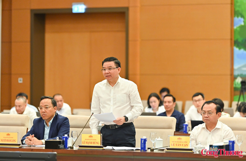 Bộ trưởng Bộ Công Thương Lê Mạnh Hùng phát biểu tiếp thu các ý kiến về dự án Luật Dầu khí (sửa đổi).