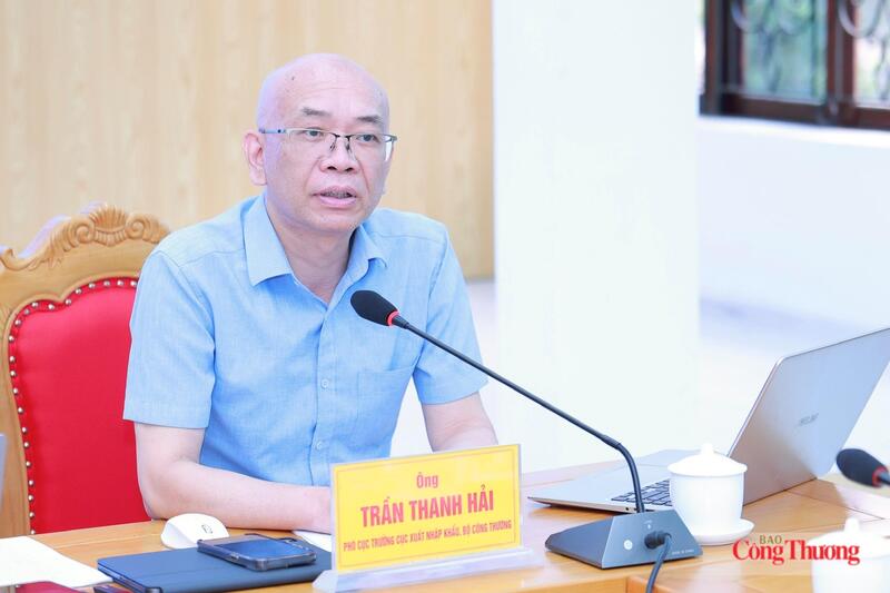 Ông Trần Thanh Hải, Phó Cục trưởng Cục Xuất nhập khẩu. Ảnh: Quỳnh Trang