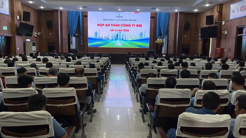 Toàn cảnh buổi họp an toàn BSR lần 2 năm 2026. Ảnh: BSR