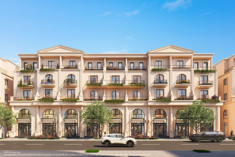 Mặt tiền rộng 5m tại Green Garden Homes giúp tối ưu không gian và ánh sáng tự nhiên.