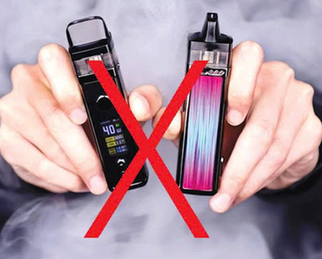 Nicotine từ thuốc lá điện tử đang âm thầm tàn phá sức khỏe sinh sản và thanh thiếu niên (Hình minh họa).