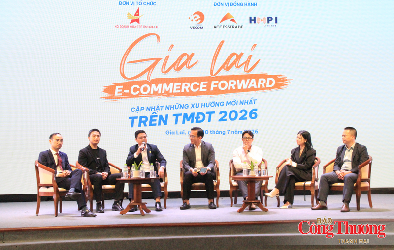 Gia Lai E-Commerce Forward 2026 với chủ đề “Cập nhật những xu hướng mới nhất trên thương mại điện tử từ năm 2026”.