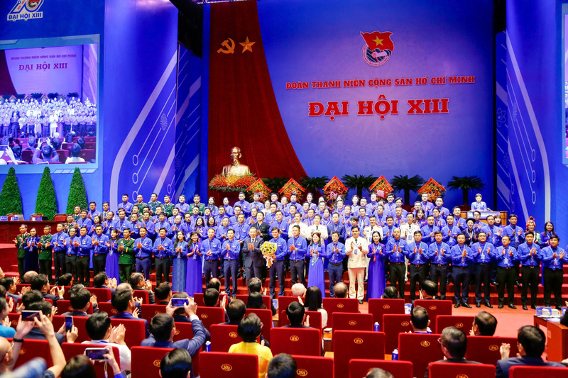 Tổng Bí thư, Chủ tịch nước Tô Lâm dự và chỉ đạo tại Đại hội Đại biểu toàn quốc Đoàn TNCS Hồ Chí Minh lần thứ XIII, nhiệm kỳ 2026 - 2031 - Ảnh: Đức Vũ