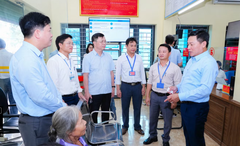 Sau 2 tháng thí điểm, Nghệ An sẽ tổng kết, hoàn thiện phần mềm đánh giá và triển khai nhân rộng. Ảnh: Thu Hiền