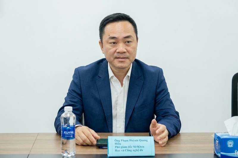 Ông Phạm Huỳnh Quang Hiếu, Phó Giám đốc Sở Khoa học và Công nghệ TP. Hồ Chí Minh. Ảnh: Hoàng Lân