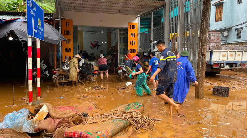 Nhiều tài sản của người dân bị hư hỏng. Ảnh: Công an tỉnh Sơn La