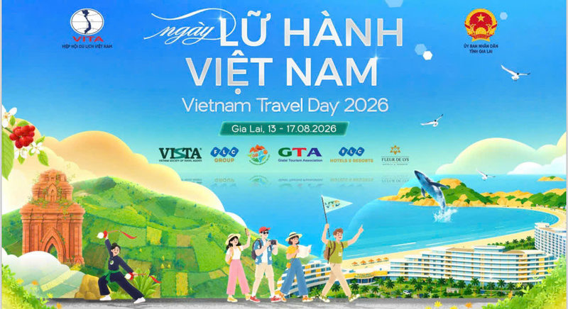 Ngày Lữ hành Việt Nam lần thứ II năm 2026 sẽ diễn ra từ ngày 13 - 17/8/2026 tại Gia Lai. Ảnh: BTC
