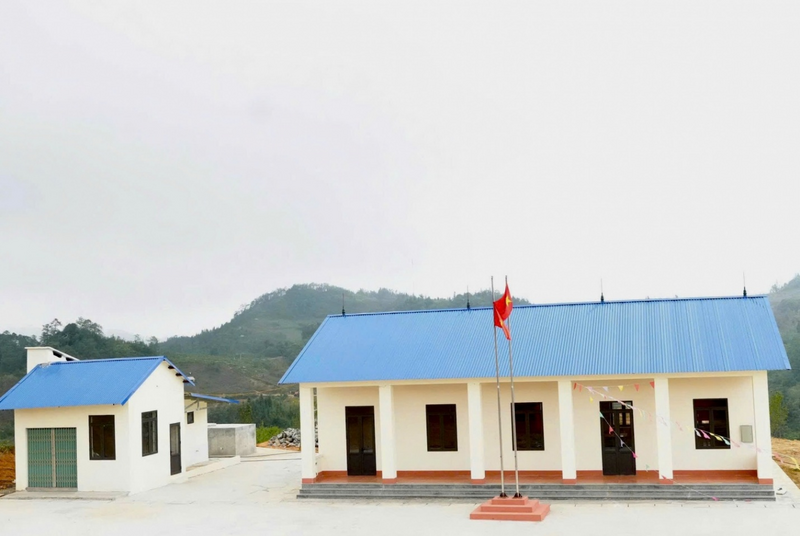 Nhà văn hóa thôn Seng Sui chính thức được khánh thành và đưa vào phục vụ người dân. Ảnh: PVCFC