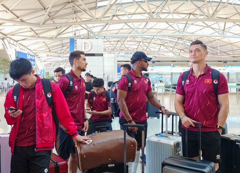 Đội tuyển Việt Nam về nước, sẵn sàng cho ASEAN Cup 2026. Ảnh: VFF.