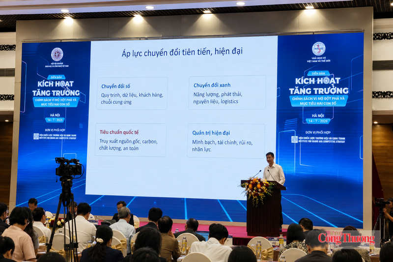 TS. Phạm Anh Tuấn phát biểu tại diễn đàn. Ảnh: NH