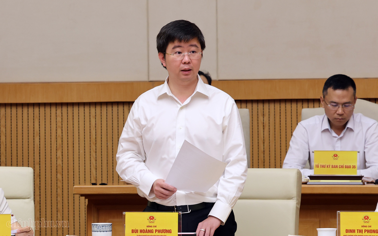 Thứ trưởng Bộ Khoa học và Công nghệ Bùi Hoàng Phương phát biểu - Ảnh: VGP/Phương Nguyên