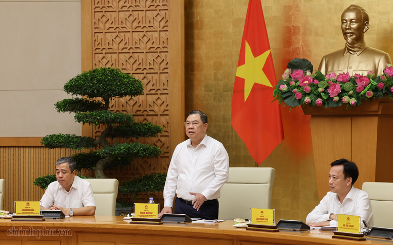 Phó Thủ tướng Thường trực Phạm Gia Túc phát biểu kết luận hội nghị - Ảnh: VGP/Phương Nguyên