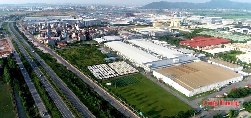 Một góc Khu công nghiệp Vân Trung -  Nơi tập trung hoạt động sản xuất của nhiều doanh nghiệp trên địa bàn tỉnh Bắc Ninh. Ảnh minh họa: Trần Khoa