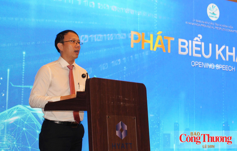 Ông Nguyễn Thanh Hà, Phó Chủ tịch UBND tỉnh Khánh Hòa phát biểu khai mạc.