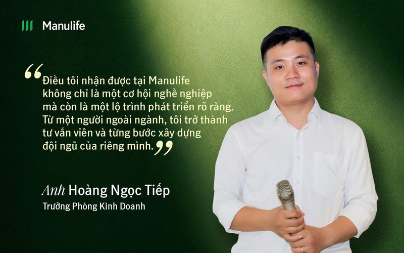 Khác biệt lớn nhất ở Manulife là được phát triển theo nhiều hướng khác nhau. Ảnh: Manulife