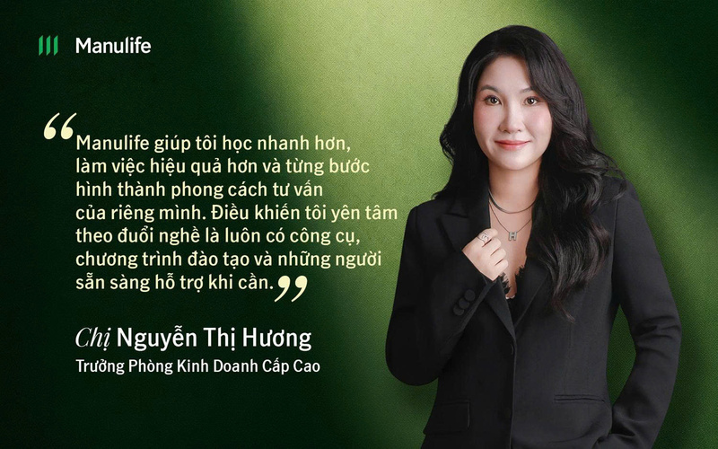 Hệ sinh thái giải pháp tài chính - bảo hiểm của Manulife giúp tư vấn viên đồng hành cùng khách hàng trọn vòng đời tài chính. Ảnh: Manulife