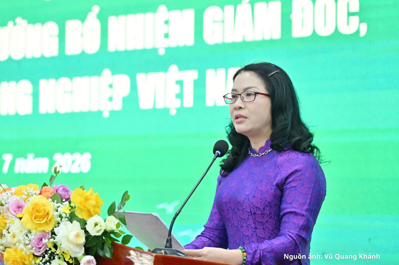 GS.TS Nguyễn Thị Lan, Giám đốc Học viện Nông nghiệp Việt Nam phát biểu tại Hội nghị.