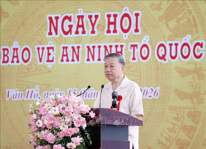 Tổng Bí thư, Chủ tịch nước Tô Lâm phát biểu. Ảnh: Thống Nhất/TTXVN.
