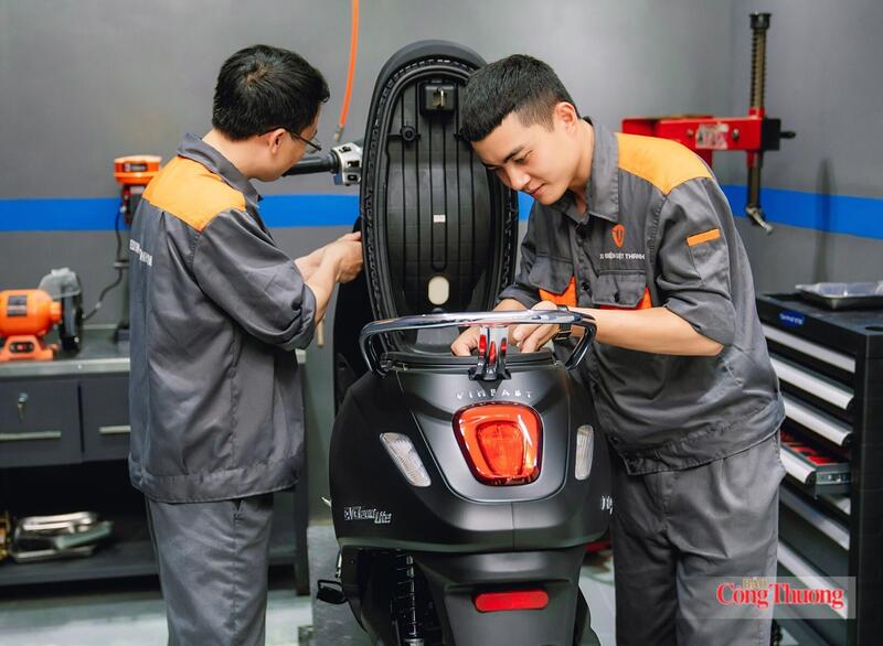 Xe điện được kiểm tra trước khi bàn giao nhằm đảm bảo chất lượng và khả năng vận hành.