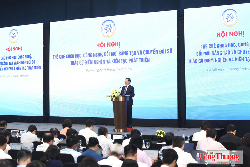 Hội nghị "Thể chế khoa học, công nghệ, đổi mới sáng tạo và chuyển đổi số - Tháo gỡ điểm nghẽn và kiến tạo phát triển".