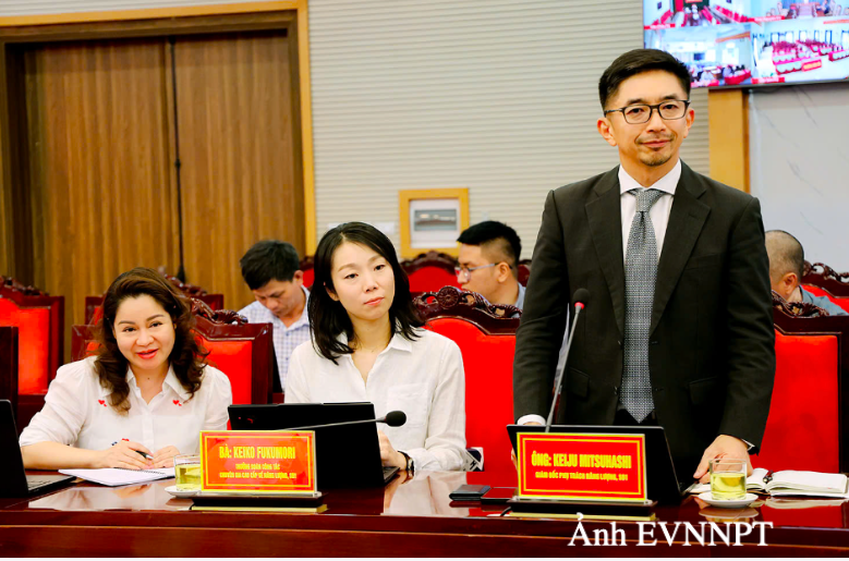 Ông Keiju Mitsuhashi – đại diện đoàn công tác ADB phát biểu tại buổi làm việc.
