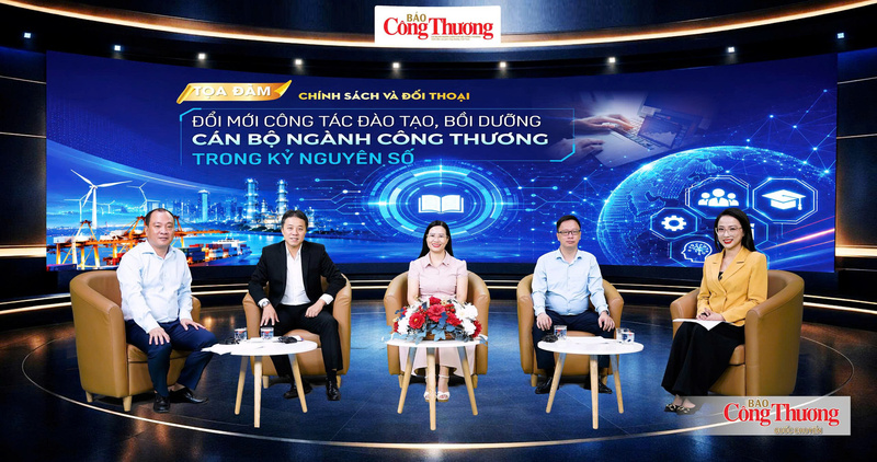 Tọa đàm “Đổi mới công tác đào tạo, bồi dưỡng cán bộ ngành Công Thương trong kỷ nguyên số”.