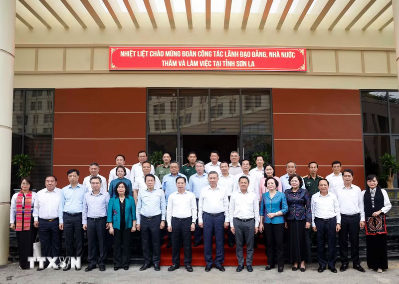 Tổng Bí thư, Chủ tịch nước Tô Lâm và các đại biểu. Ảnh: Thống Nhất/TTXVN