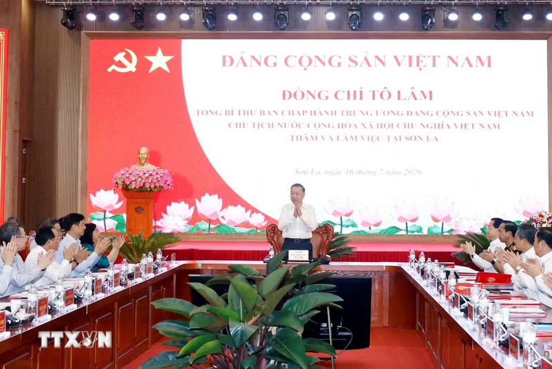 Tổng Bí thư, Chủ tịch nước Tô Lâm tại buổi làm việc. Ảnh: Thống Nhất/TTXVN